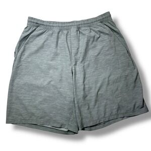 Lululemon Pace Breaker Men's Medium Lined Gray 8" Inseam Shorts
